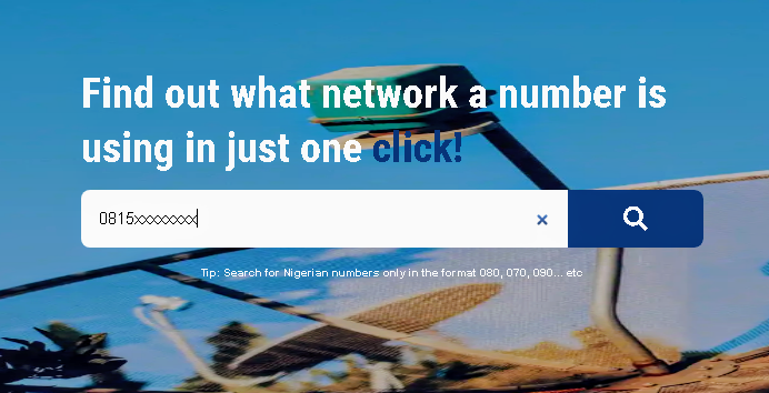 Result will pop up with your network